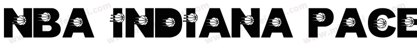 NBA Indiana Pacers Regular Version字体转换